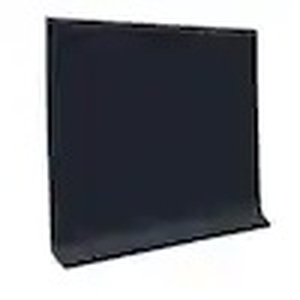 lot 53 image: ROPPE Vinyl Laminate Black 4 in. x 0.080 in. x 48 in. Wall Cove Base (16-Pieces)