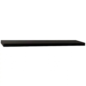 lot 62 image: (2) Home Decorators Collection 8 in. D x 36 in. L x 1-14 in. H Black Slim Shelf