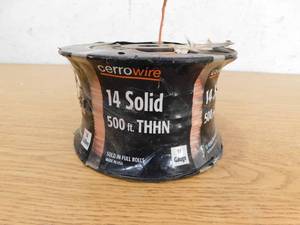 lot 46 image: 500 ft. 14 Orange Stranded CU THHN Wire