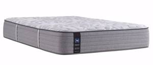 lot 8 image: Queen - Posturepedic Silver Pine Medium Faux Euro Top Queen Mattress