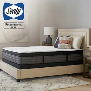 lot 9 image: King - Sealy Posturepedic Plus Ridgecrest 12 Firm Mattress