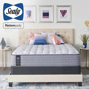 lot 12 image: King - Sealy Posturepedic Carver 13.5 Plush Mattress
