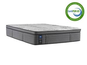 lot 13 image: Queen - Sealy Posturepedic Plus Satisfied II 14 Plush Mattress