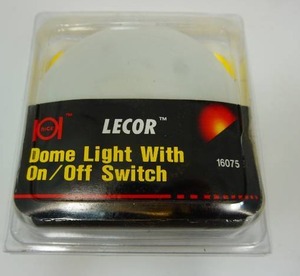 lot 6 image: (3) LeCor Dome Light With OnOff Switch