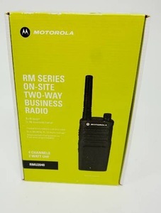 lot 20 image: NIB Motorola RM Series On-Site Two Way Business