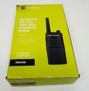 lot 21 image: NIB Motorola RM Series On-Site Two Way Business