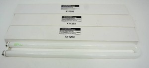 lot 49 image: Lot Of 3 Sylvania 31w U Shaped Fluorescent Light Bulbs 23