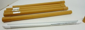 lot 56 image: Lot Of 5 LED 4 FT Light Bulbs  Ballast