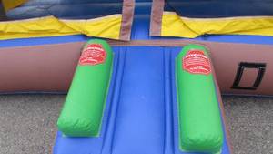 lot 3 image: Moonwalk Tropical 14 x 16 Inflatable with Blower