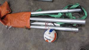 lot 29 image: (2) Portable Volley Ball Nets With (1) Ball