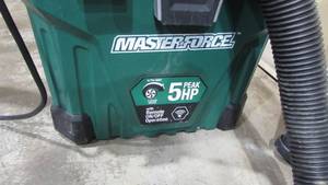 lot 38 image: Masterforce 5 HP Shop Vac