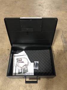 lot 35 image: Honeywell  0.48 cu. ft. Fire Resistant Steel Laptop Security Box with Programmable Digital Lock  Customer Returns See Pictures