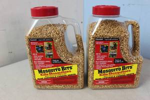 lot 35 image: NEW - 2 X 30 OZ Bottles of Summit Mosquito Bits Granules Mosquito Larvae Control (Also controls Fungus Gnats) MSRP $39.98