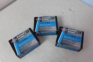 lot 59 image: NEW - PRO-TWIST #8 X 2-38 IN PHILLIPS BUGLE-HEAD SELF-DRILLING SCREWS PACKAGE OF 103