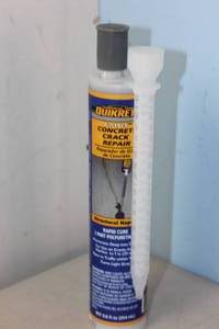 lot 77 image: NEW - Quikrete 0.5 lb. FastSet Concrete Crack Repair - Dated 82022 - Seal in tact and still liquid