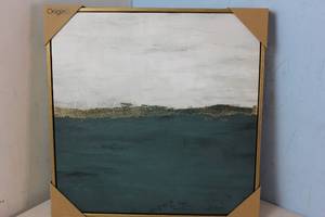 lot 85 image: NEW - Origin 21 Framed Canvas Framed 16.5-in H x 16.5-in W Abstract Print on Canvas 843440143520 MSRP $19.98