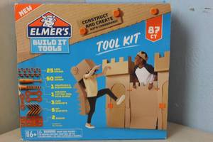 lot 102 image: NEW - Elmers 60pc Build It Tools Construct & Create Activity Starter Set