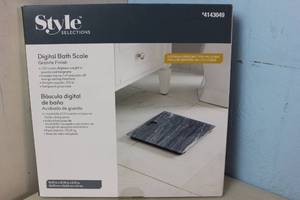 lot 108 image: NEW - NEW - Style Selections Style Selections Bath Scale Granite MSRP $19.98 047968378208