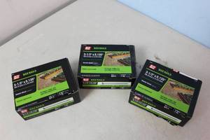 lot 55 image: NEW - 3 Boxes X GRIP RITE #10 X 3-12 In. 16-penny Galvanized Steel Box Nails (1 Lb.-per pack)