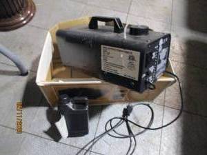 lot 458 image: fog machine with original box and s...