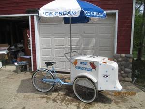 lot 1 image: Schwinn bike is equipped with a freezer