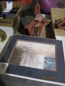 lot 416 image: School shaped birdhouse and Thomas ...