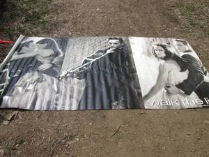 lot 154 image: Walk The Line Movie Banner with Gro...