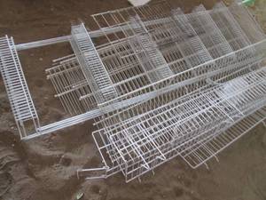 lot 158 image: Assorted Metal Wire Shelving...