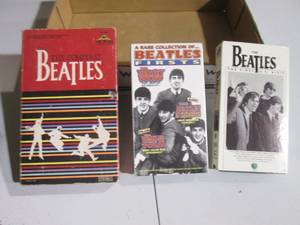 lot 193 image: Beatles VHS Tapes - Large Assortmen...