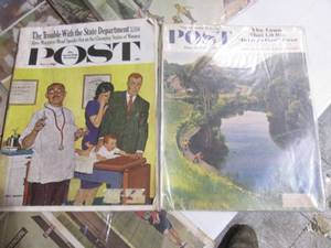 lot 203 image: Vintage 1950s Post Magazines...