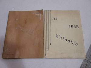 lot 500 image: Vintage 1944 and 1945 The Watonian ...