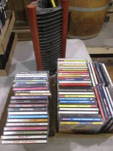 lot 518 image: Assorted CDs and CD Rack...