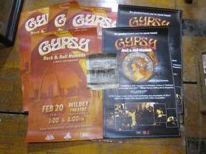 lot 529 image: Gypsy Posters (6 total) and Newspap...