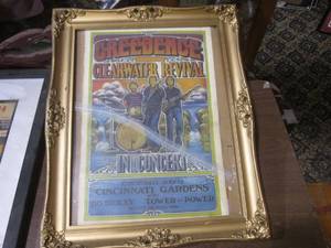 lot 536 image: Framed Creedence Clearwater Revival...
