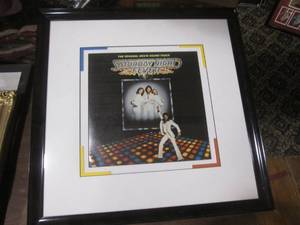lot 537 image: Framed Saturday Night Fever Wall De...