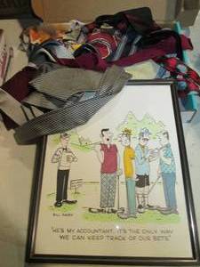 lot 267 image: Variety of silk neck ties with a go...