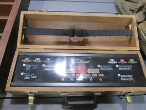 lot 301 image: Wood encased Titleist Sales Rep gol...
