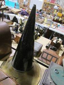 lot 482 image: Large sized black and brass colored...