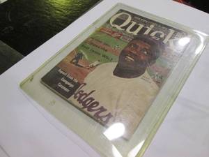 lot 22 image: Jackie Robinson on Quick News Weekly