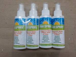 lot 28 image: 4 - 4 oz Pain Spray...