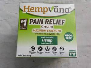 lot 32 image: Hempvana Pain Relief Cream 4 oz...