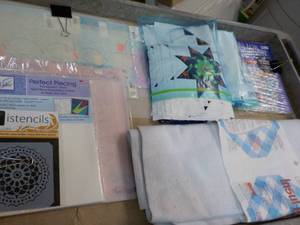 lot 51 image: Stencils, Quilting Material, Insul ...