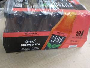 lot 92 image: 18 Pack Pure Leaf Real Raspberry Br...