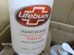 lot 104 image: 12 - 16.9 oz Bottles Life Buoy Hand...