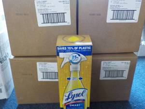 lot 126 image: 4 - 32 ct Boxes Lysol Smart Cleaner...