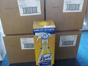 lot 129 image: 4 - 32 ct Boxes Lysol Smart Cleaner...