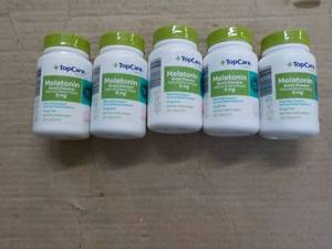 lot 141 image: 5 - 120 ct Melatonin 5 mg...
