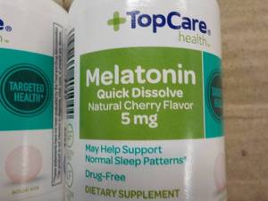 lot 142 image: 5 - 120 ct Melatonin 5 mg...