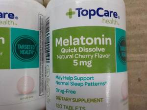 lot 143 image: 5 - 120 ct Melatonin 5 mg...