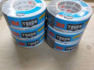 lot 144 image: 6 Rolls 3M Tough Outdoor Duct Tape ...